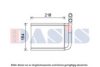 AKS DASIS 971381G000 Heat Exchanger, interior heating